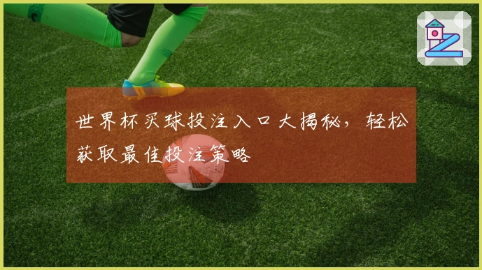 世界杯买球投注入口大揭秘，轻松获取最佳投注策略
